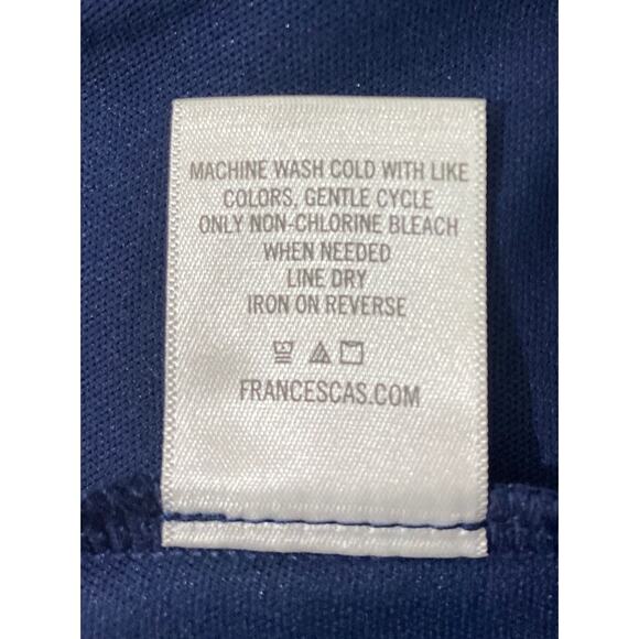 NWT Francesca's Mi Ami Navy Blue Mini Dress Size M Laser Cut Skirt Feminine - Picture 9 of 9